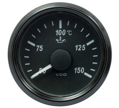 VDO SingleViu Engine Oil Temperature Gauge 150C